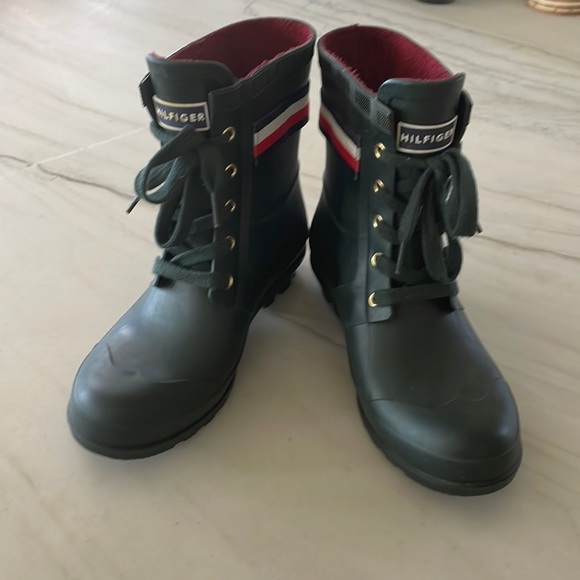 Tommy Hilfiger Rubber Boots Size 8 - Picture 3 of 7
